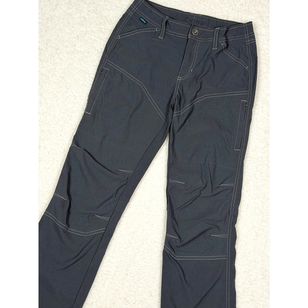 Kuhl Kids Size L 14-16 Renegade Hiking Pants Charcoal Gray Outdoor Quick Dry